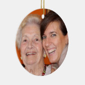 Lieblings Foto Keramik Weihnachten Ornament (Rechts)