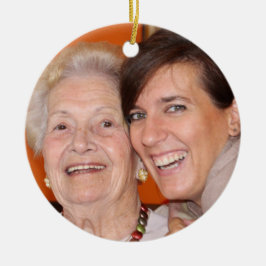 Lieblings Foto Keramik Weihnachten Ornament