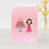 Lieblings-Geburtstagsparty geklappte Grußkarte Karte (Gelbe Blume)