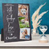 Lieblings-Hallo Anpassen von 3-Foto-Hundeschema Fotoplatte (Seite)