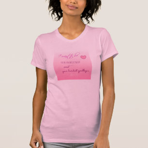 "Lieblings-Hallo" Damen-Valentins-Jersey-T-Shirt T-Shirt