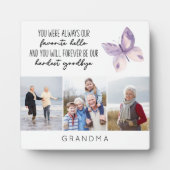 Lieblings-Hallo Hardest Goodbye Foto Erinnerungen Fotoplatte (Vorderseite)