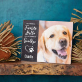 Lieblings-Hallo Hardest Goodbye Foto Memorial Fotoplatte (Seite)