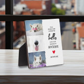 Lieblings-Hallo, Hardest Goodbye Pet Loss Hund Fotoplatte