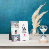 Lieblings-Hallo, Hardest Goodbye Pet Loss Hund Fotoplatte (InSitu)