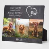 Lieblings-Hallo Hardest Goodbye Pet Memorial Fotoplatte (Seite)