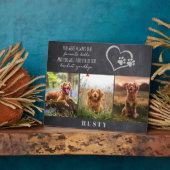 Lieblings-Hallo Hardest Goodbye Pet Memorial Fotoplatte (Seite)