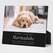 Lieblings-Hallo Hardest Goodbye Pet Memorial Fotoplatte (Seite)