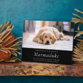 Lieblings-Hallo Hardest Goodbye Pet Memorial Fotoplatte (Seite)