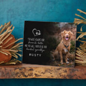 Lieblings-Hallo Hardest Goodbye Pet Memorial Fotoplatte (Seite)