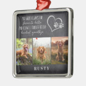 Lieblings-Hallo Hardest Goodbye Pet Memorial Ornament Aus Metall (Links)