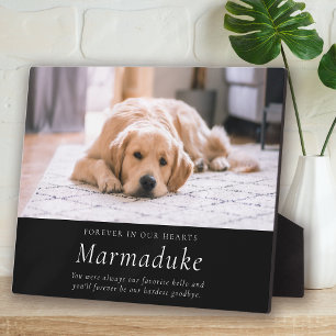 Lieblings-Hallo-Schwerstes-Abschied-Haustier-Geden Fotoplatte