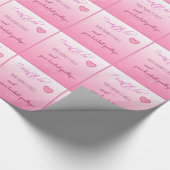 "Lieblings-Hallo" Valentine Geschenkpapier (Ecke)