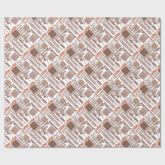 Lieblings-Kaffeepapier Geschenkpapier (Flach)