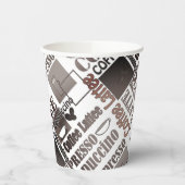 Lieblings-Kaffeewurfkissen Pappbecher (Links)