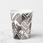 Lieblings-Kaffeewurfkissen Pappbecher (Rechts)