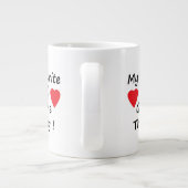 Lieblings-Kind Jumbo-Tasse (Rückseite)