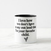 Lieblings-Kind Tasse (Zentrum)