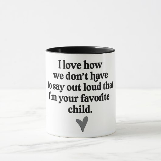 Lieblings-Kind Tasse (Zentrum)