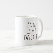 Lieblings-Kind-Tasse Funny-Mama-Geschenk für Mutte Kaffeetasse (VorderseiteRechts)