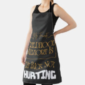 Lieblings-Kindheitserinnerung ist mein Rücken nich Schürze (InSitu)