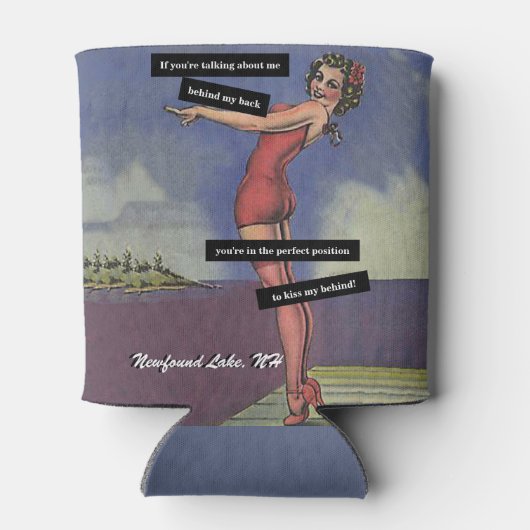 Lieblings-Lake Funny Personalisiertes Button-Up Gi Dosenkühler (Rückseite)