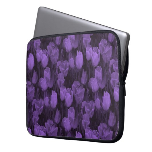 Lieblings-Lavendel... Laptopschutzhülle (Vorderseite Links)