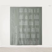 Lieblings-Leute Hochzeitsstift Wandteppich (Vorderseite)