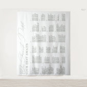 Lieblings-Leute Hochzeitsstift Wandteppich (Vorderseite)