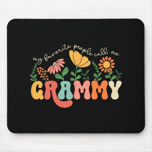 Lieblings-Leute nennen mich Grammy Mütter Tag Mousepad (Vorne)