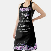 Lieblings-Leute nennen mich Oma | Name der Enkelki Schürze (InSitu)