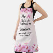 Lieblings-Leute nennen mich Oma | Name der Enkelki Schürze (InSitu)