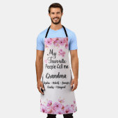 Lieblings-Leute nennen mich Oma | Name der Enkelki Schürze (Getragen)