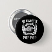 Lieblings-Leute nennen mich Pop Pop Opa Button (Vorne & Hinten)