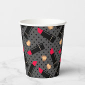 Lieblings-Lippenstiftkissen Pappbecher (Rückseite)