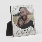 Lieblings-Person spricht Blase Foto Keepake Fotoplatte (Vorderseite)