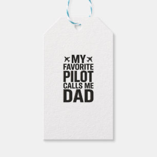Lieblings-Pilot nennt mich Dad Vintage-Flugzeug-Sh Geschenkanhänger