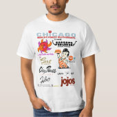 Lieblings-Restaurants in Chicagoland, v2. T-Shirt (Vorderseite)