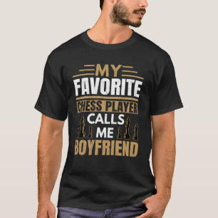 Lieblings-Schach-Spieler ruft mich Freund Spaß Spo T-Shirt