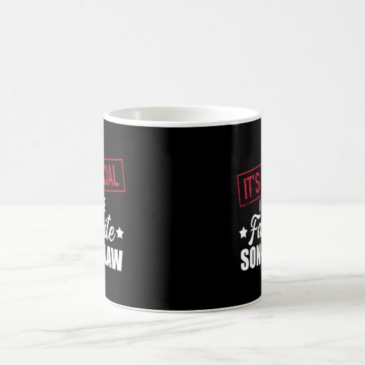 Lieblings-Sohn von Schwiegermutter oder Vater-I Kaffeetasse (Mittel)