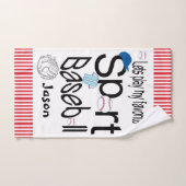 Lieblings-Sport-Bad Handtuch-Set Baseball Badhandtuch Set (Handtuch)