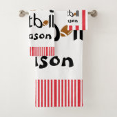 Lieblings-Sport-Bad Handtuch Sets Fußball (Insitu)