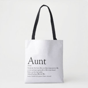Lieblings-Tante-Definitions-Spruch Modern Tasche