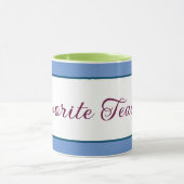 Lieblings-Teacher Tasse (Zentrum)