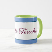 Lieblings-Teacher Tasse (VorderseiteRechts)