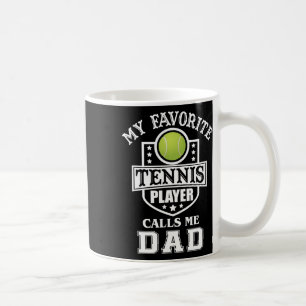Lieblings-Tennisspieler nennt mich Dad passend zum Kaffeetasse