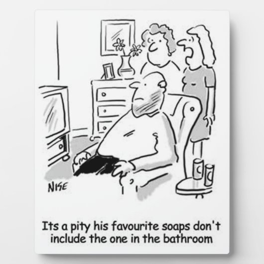 Lieblings-TV-Soaps. Funny Fotoplatte (Vorderseite)