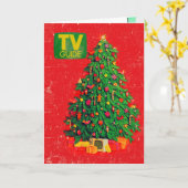 Lieblings-TV-Weihnachtsschaukarte Karte (Gelbe Blume)