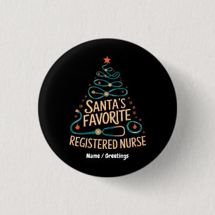 Lieblings-Weihnachtsgesundheit von Santa für exami Button