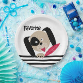 Lieblings-Welpe Pappteller (Party)